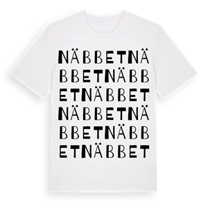 Näbbet ordlek t-shirt – ekologisk bomull t-shirt från Pinshirt