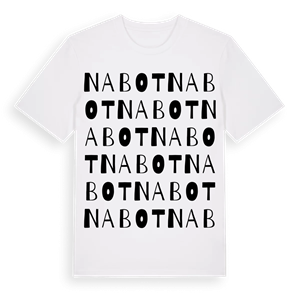 Nabot ordlek t-shirt – ekologisk bomull t-shirt från Pinshirt