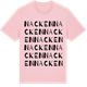 Pink Cotton t-shirt med Nacken ordlek t-shirt