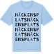 Blue Soul t-shirt med Näckens Plats ordlek t-shirt