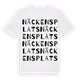 Näckens Plats ordlek t-shirt