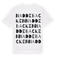 Naddebacken ordlek t-shirt