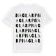 Naglarp ordlek t-shirt