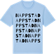 Blue Soul t-shirt med Nappstad ordlek t-shirt