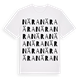 White t-shirt med Nära ordlek t-shirt