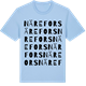 Blue Soul t-shirt med Närefors ordlek t-shirt