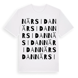Närsidan ordlek t-shirt – ekologisk bomull t-shirt från PinShirt