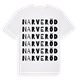 Narveröd ordlek t-shirt