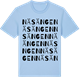 Blue Soul t-shirt med Näsängen ordlek t-shirt