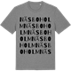 Mid Heather Gray t-shirt med Näsboholm ordlek t-shirt