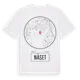White t-shirt med Näset t-shirt