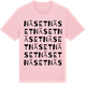 Pink Cotton t-shirt med Näset ordlek t-shirt