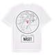 White t-shirt med Näset t-shirt