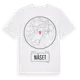 White t-shirt med Näset t-shirt