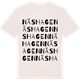 Vintage White t-shirt med Näshagen ordlek t-shirt