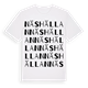 Näshällan ordlek t-shirt