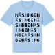 Blue Soul t-shirt med Näsinge ordlek t-shirt