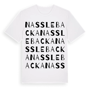 Nasslebacka ordlek t-shirt – ekologisk bomull t-shirt från Pinshirt