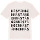 Vintage White t-shirt med Nästången ordlek t-shirt