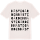 Vintage White t-shirt med Nästegården ordlek t-shirt