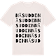 Vintage White t-shirt med Näsudden ordlek t-shirt