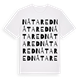 Nåtared ordlek t-shirt