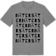 Mid Heather Gray t-shirt med Nätersäter ordlek t-shirt