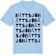 Blue Soul t-shirt med Nättsjö ordlek t-shirt