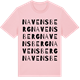 Pink Cotton t-shirt med Navensberg ordlek t-shirt