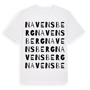 Navensberg ordlek t-shirt – ekologisk bomull t-shirt från Pinshirt