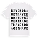 Näverdraget ordlek t-shirt