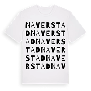 Naverstad ordlek t-shirt – ekologisk bomull t-shirt från Pinshirt