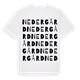 Nedergård ordlek t-shirt