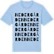 Blue Soul t-shirt med Nedergården ordlek t-shirt