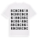 Nedergården ordlek t-shirt