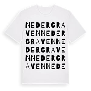 Nedergraven ordlek t-shirt – ekologisk bomull t-shirt från Pinshirt