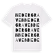 Nedergraven ordlek t-shirt