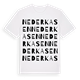 Nederkasen ordlek t-shirt