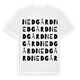 Nedgård ordlek t-shirt