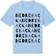 Blue Soul t-shirt med Nedre Backa ordlek t-shirt