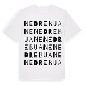 Nedre Buane ordlek t-shirt – ekologisk bomull t-shirt från Pinshirt