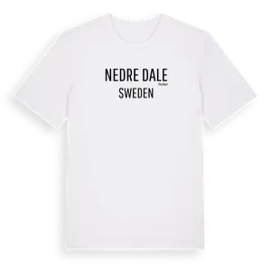 Nedre Dale i Sverige t-shirt – ekologisk bomull t-shirt från Pinshirt