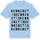 Blue Soul t-shirt med Nedre Getås ordlek t-shirt