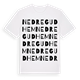 Nedre Gudhem ordlek t-shirt