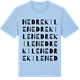 Blue Soul t-shirt med Nedre Kile ordlek t-shirt