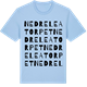 Blue Soul t-shirt med Nedre Leatorpet ordlek t-shirt