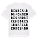 Nedre Sandbäck ordlek t-shirt