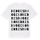 Nedre Snuggebo ordlek t-shirt