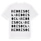 Nedre Socka ordlek t-shirt