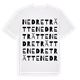 Nedre Trätte ordlek t-shirt